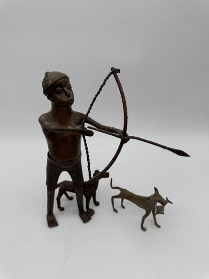 BOWHUNTER AND HIS DOGS - Mali - Bamana?
Mid-20th...