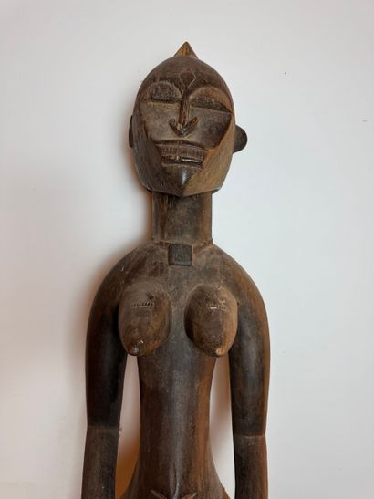 FEMALE PILON STATUE, DEBLE - Burkina Faso,...