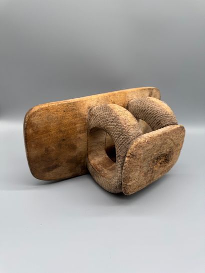 CHAIR Light wood. 
Dimensions: 16 cm high,...