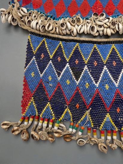 TWO CEREMONIAL APRONS - Mandara Mountains...