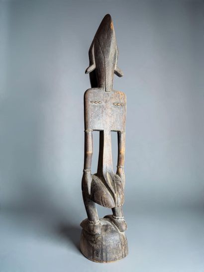 SEATED FEMALE STATUE - Southern Mali, Northern...