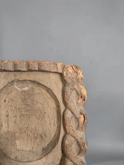 LARGE DECORATED ATTIC DOOR - Mali or Burkina...