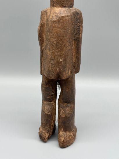 LOBI STATUETTE, BURKINA FASO Wood with a...