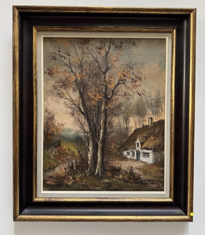 A. Simons (XXe siècle) - Paire de paysages...