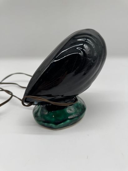 Vallauris - Lampe coquillage en céramique...