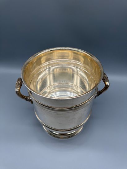 CHRISTOFLE “Sully” Model Champagne Bucket...