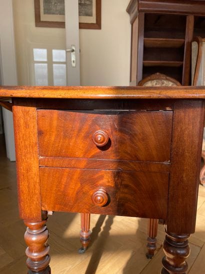 Louis-Philippe drop-leaf table, France, circa...