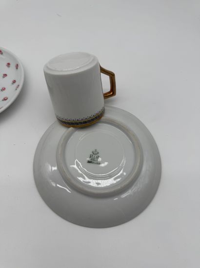 Large porcelain tableware set, primarily...