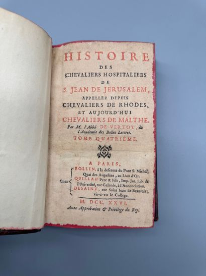 VERTOT, René-Aubert de (1655–1735) — History...