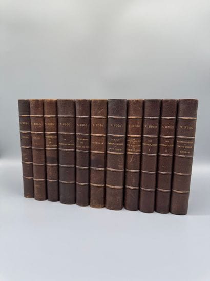 VICTOR HUGO (1802–1885)
Set of eleven volumes—Paris,...