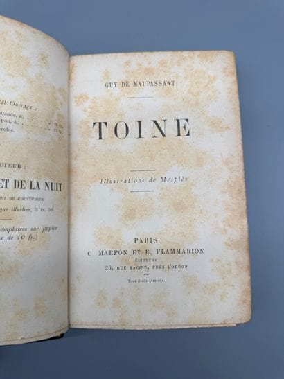 Guy de Maupassant (1850–1893) - Toine - First...