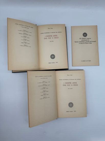 *Storia economica d'Italia* (2 volumes) by...