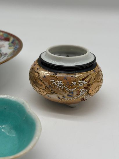 Lot de porcelaines chinoises décorées
Lot...