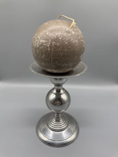 Decorative metal candlestick / candle holder....