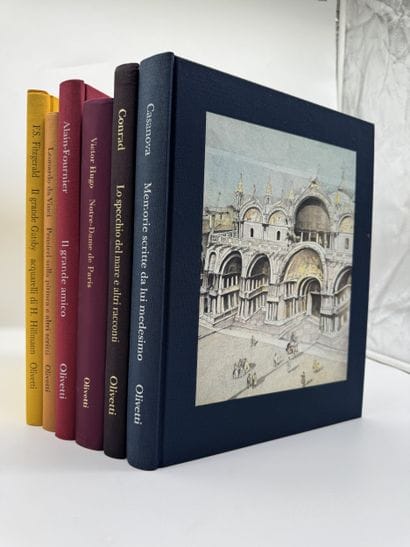 Set of six illustrated Olivetti editions:
-...