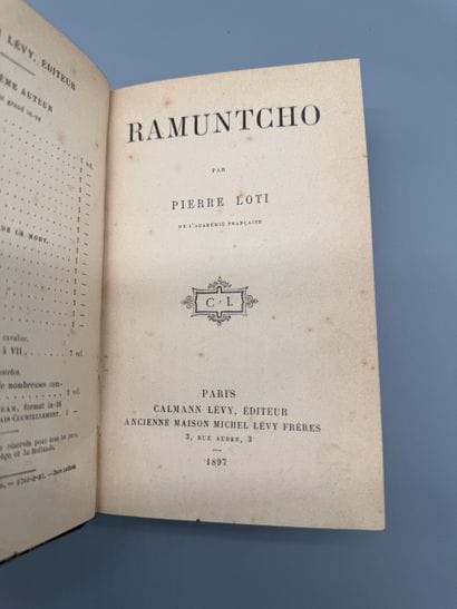 LOTI, Pierre (1850–1923), *Ramuntcho*, 1897...