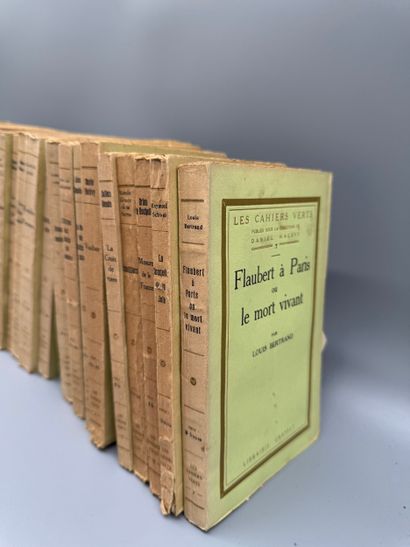 LES CAHIERS VERTS - HALEVY Daniel, incomplete
Set...