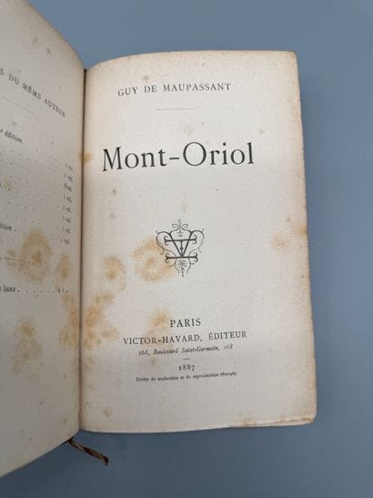 Guy de Maupassant (1850–1893) - Mont-Oriol...
