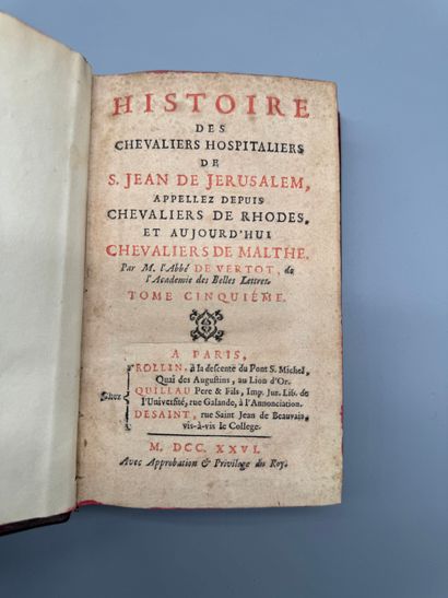 VERTOT, René-Aubert de (1655–1735) — History...