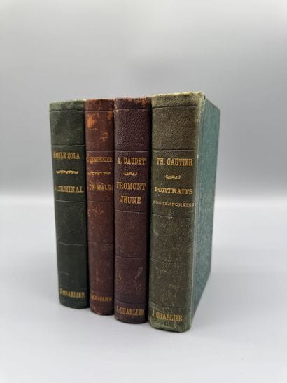 A set of four books—Camille LEMONNIER, Alphonse...