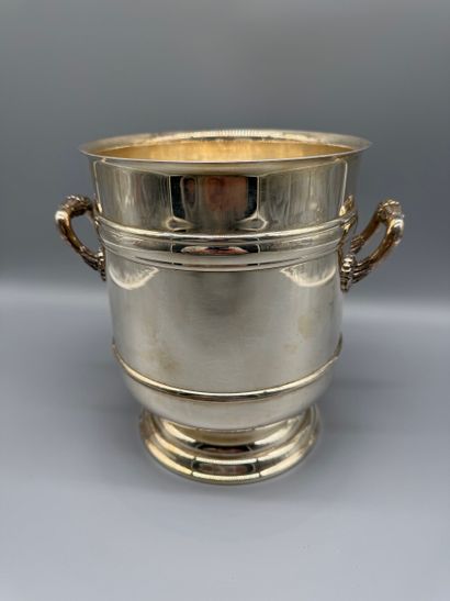 CHRISTOFLE “Sully” Model Champagne Bucket...