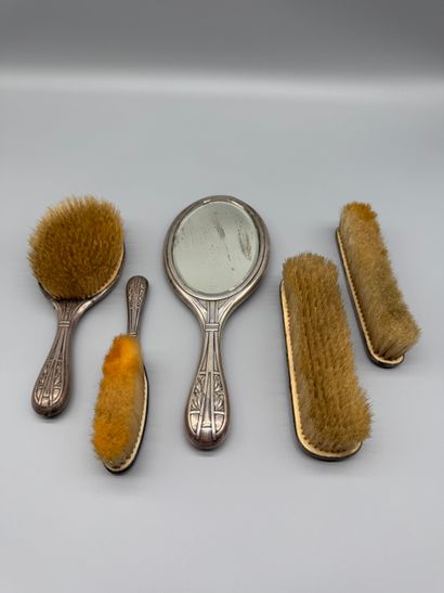 GERMANY 800 SILVER TOILET SET CIRCA 1900–1920
Toilet...