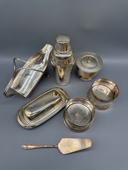 Set of silver plated tableware.
Various serving...