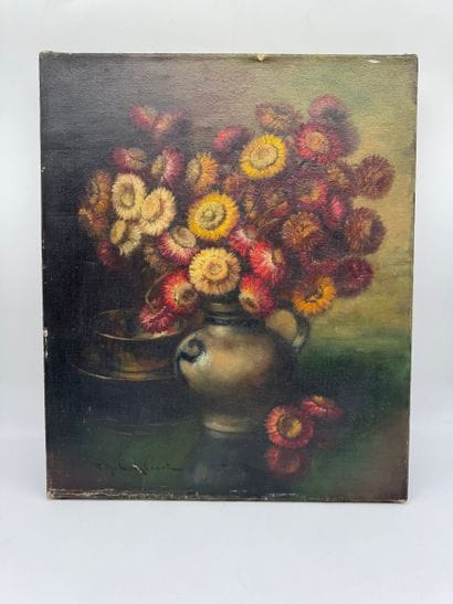 ACHIEL LOMBAERT (1911–1990) - Still Life...