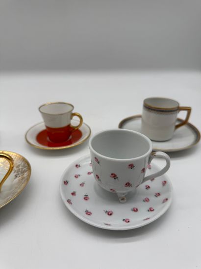 Large porcelain tableware set, primarily...