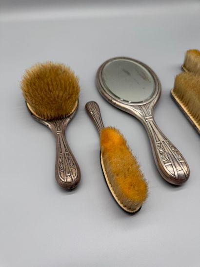 GERMANY 800 SILVER TOILET SET CIRCA 1900–1920
Toilet...