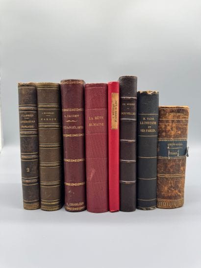 FRENCH LITERATURE - MICHELET, NODIER, TAINE,...