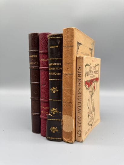A collection of five poetry volumes—LAMARTINE,...