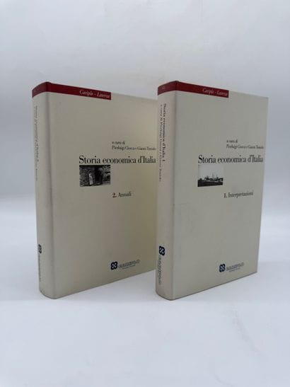 *Storia economica d'Italia* (2 volumes) by...