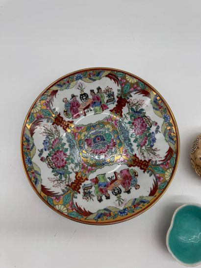 Lot de porcelaines chinoises décorées
Lot...