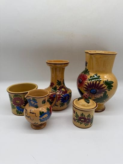 Emile Tessier - Malicorne
Set of hand-painted...