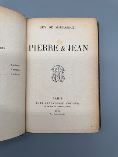 Guy de Maupassant (1850–1893) — Pierre and...