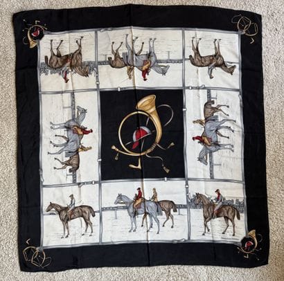 Bianchini Férier - Square Scarf
Racehorses,...