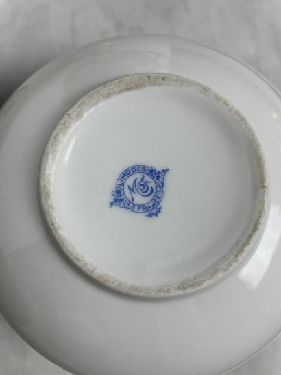 Lot de porcelaines de table et boîtes, France/Europe,...