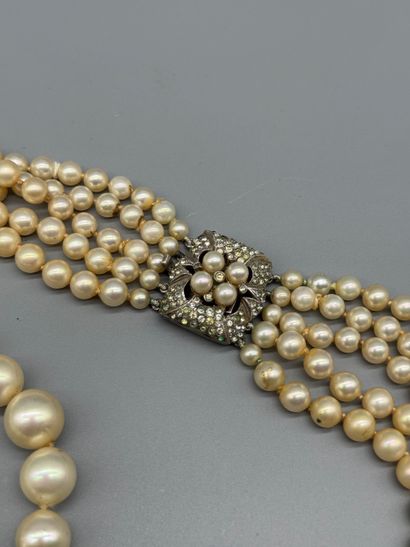 MAJORICA Five-strand imitation pearl necklace...