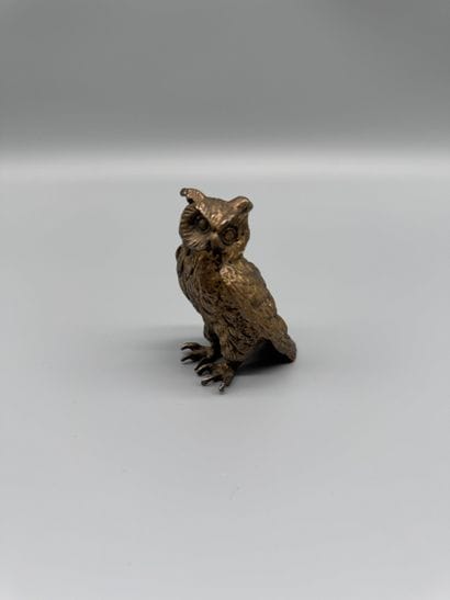 Bronze figurine - Owl.
Height: 8.5 cm.

(Internal...