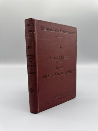 SABATIER, Armand (1834–1910) — Essay on Life...
