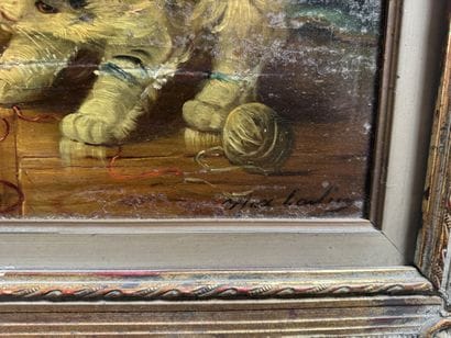 Max Albert Carlier (1872–1938) - Cats at...
