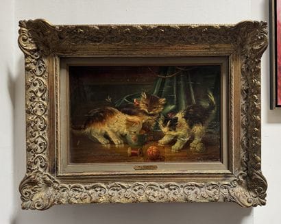 Max Albert Carlier (1872–1938) - Cats at...
