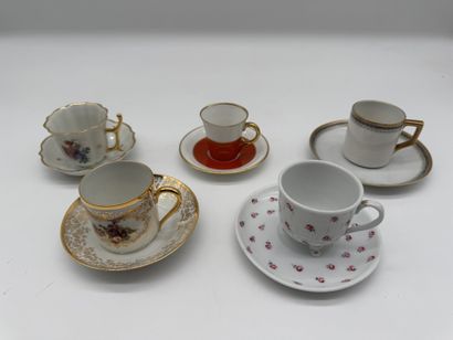 Large porcelain tableware set, primarily...