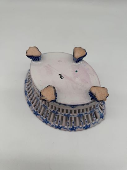 Emile Tessier (Malicorne) - Set of Openwork...