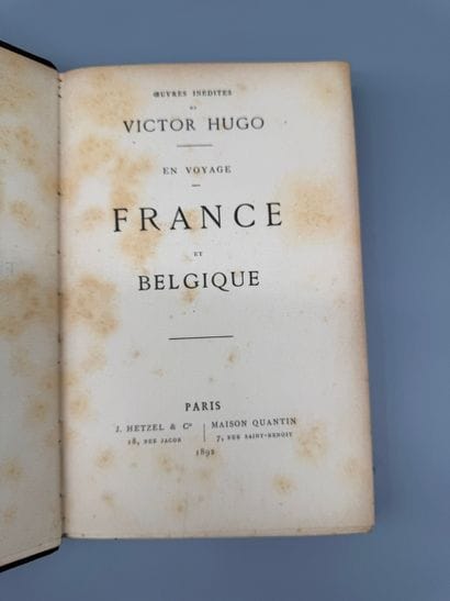 VICTOR HUGO (1802–1885) — On a Journey: France...