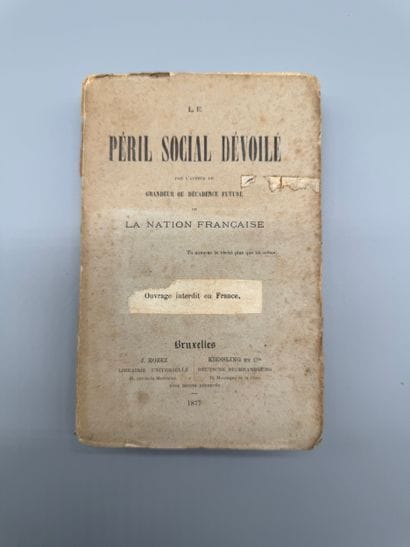 J. C. C. - *The Social Peril Unveiled* -...