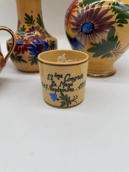 Emile Tessier - Malicorne
Set of hand-painted...
