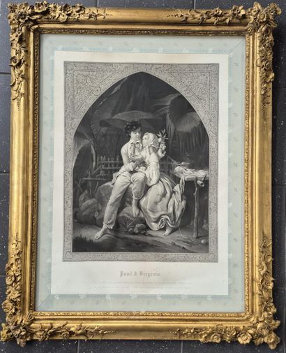 Paul et Virginie
par Eugène JAZET (1815-1856),...
