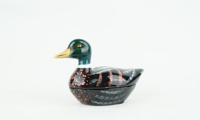Michel CAUGANT
Canard formant boite, vide...